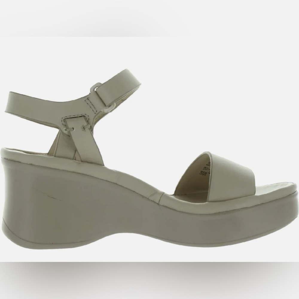 Naturalizer Genn-Roam Womens Faux Leather Ankle Strap Wedge Sandals 10.5